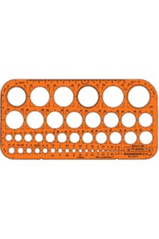 قالب دائرة برتقالية مشطوفة - 1