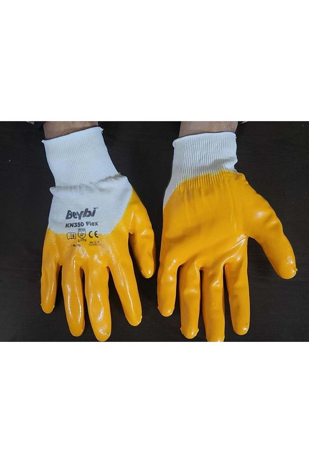 KN350 BEYBİ FLEX PAMUK NİTRİL ELDİVEN NO:10 - 12 ÇİFT - 2
