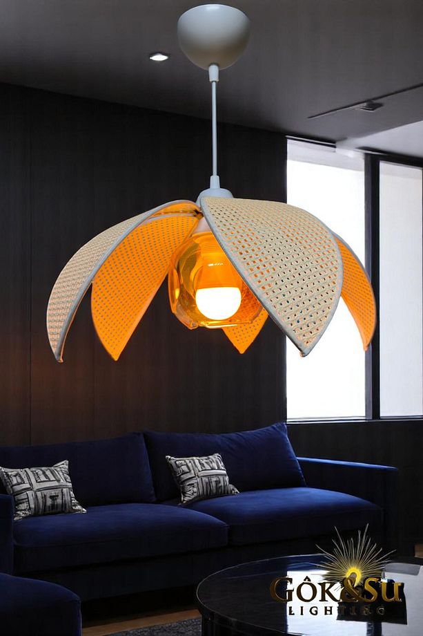 Rattan Pervane Model Sarkıt Avize Salon Oturma Odası Hol Antre Mutfak - 1