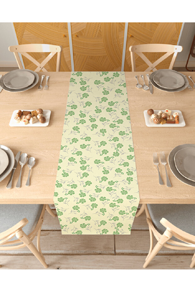 Ethnic Floral Bohemian Patterned Special Design Runner Digital Printed Decorative Tablecloth Home Decor