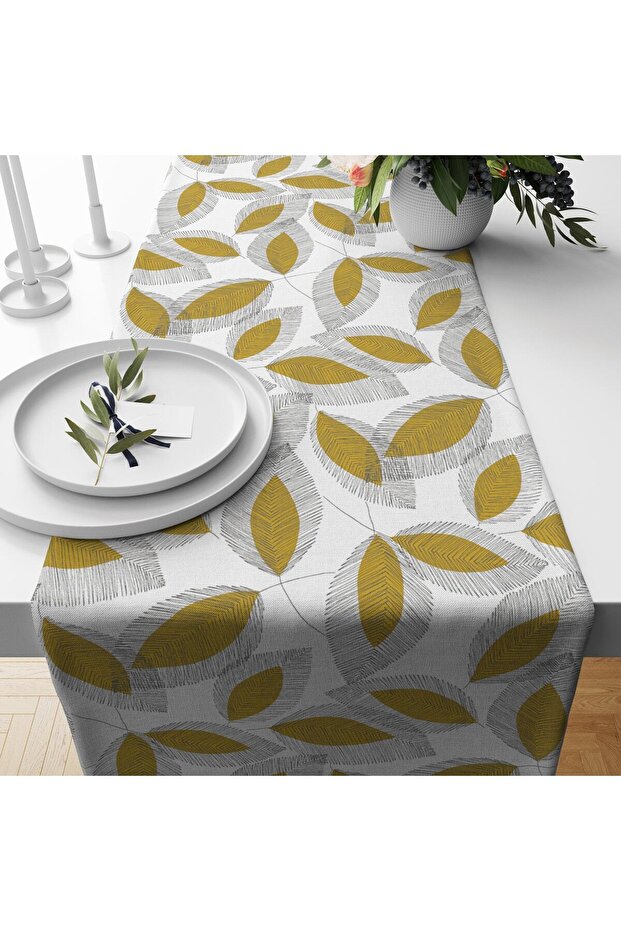 Digital Printed 40x140 Cm Velvet Runner with Folded Edge Stitching