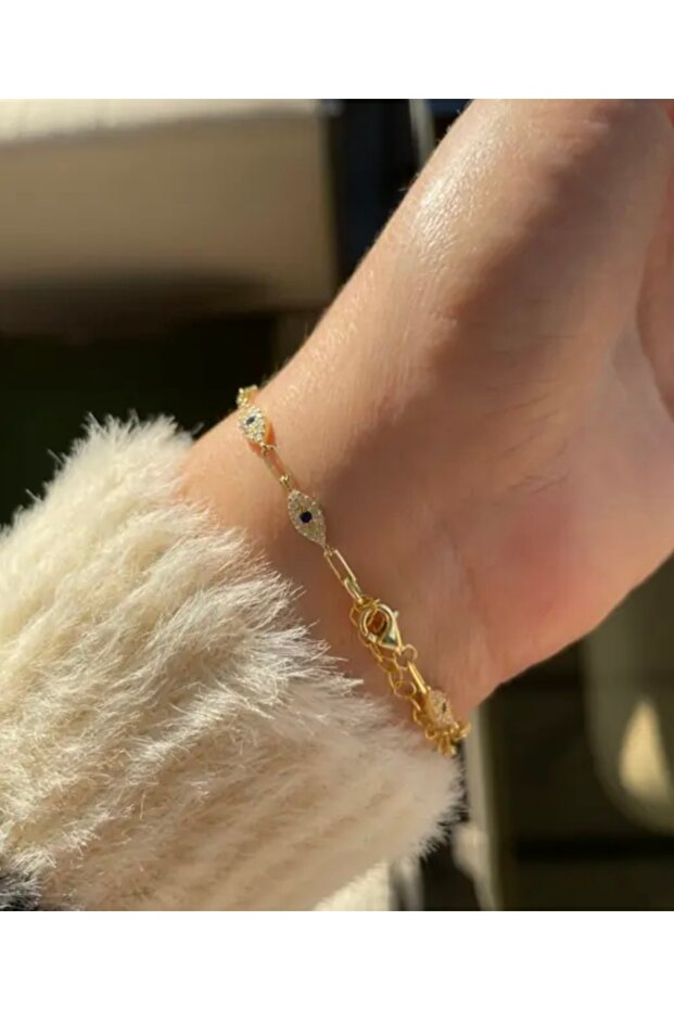 Lacivert Taşlı Bileklik - 2