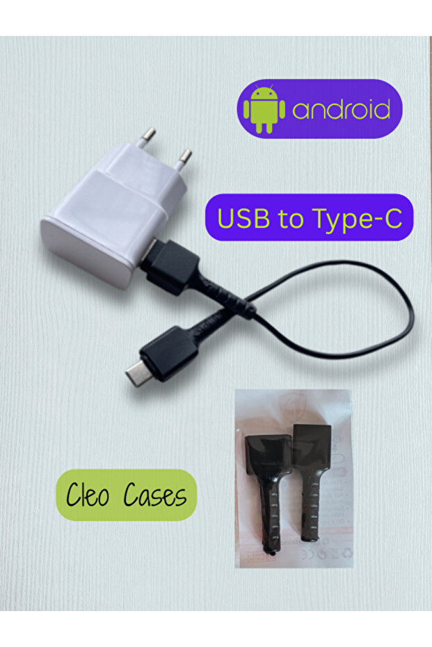 Android Usb To Type-C Şarj Kablo Ucu Koruyucu - 1