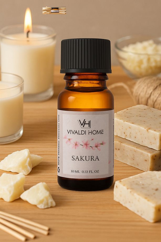 Sakura Çiçeği Esansiyel Aromaterapi Doğal Uçucu Yağ 10 ml - 7