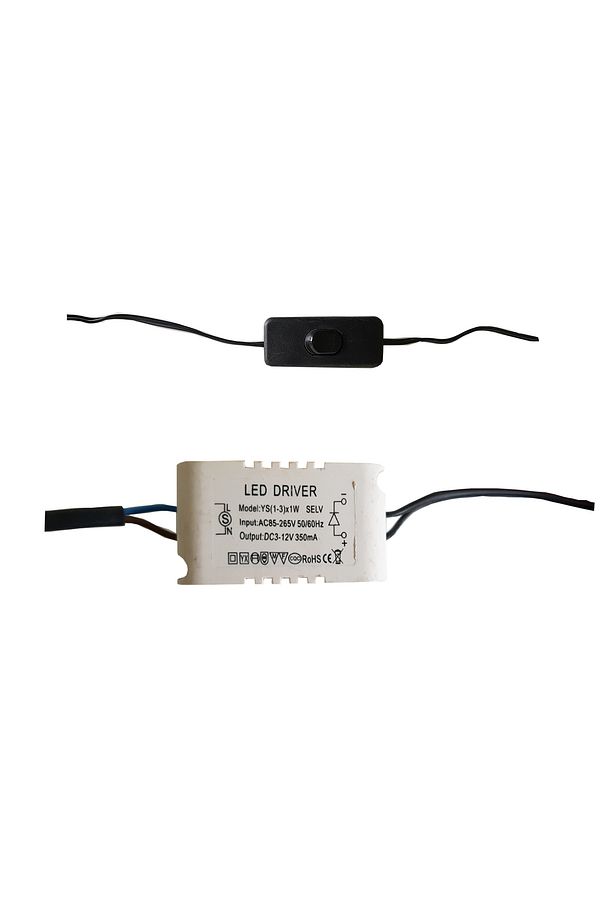 Bayırtech Akvaryum Modül Led Aydınlatma Beyaz Işık Anahtarlı 5'li - 2