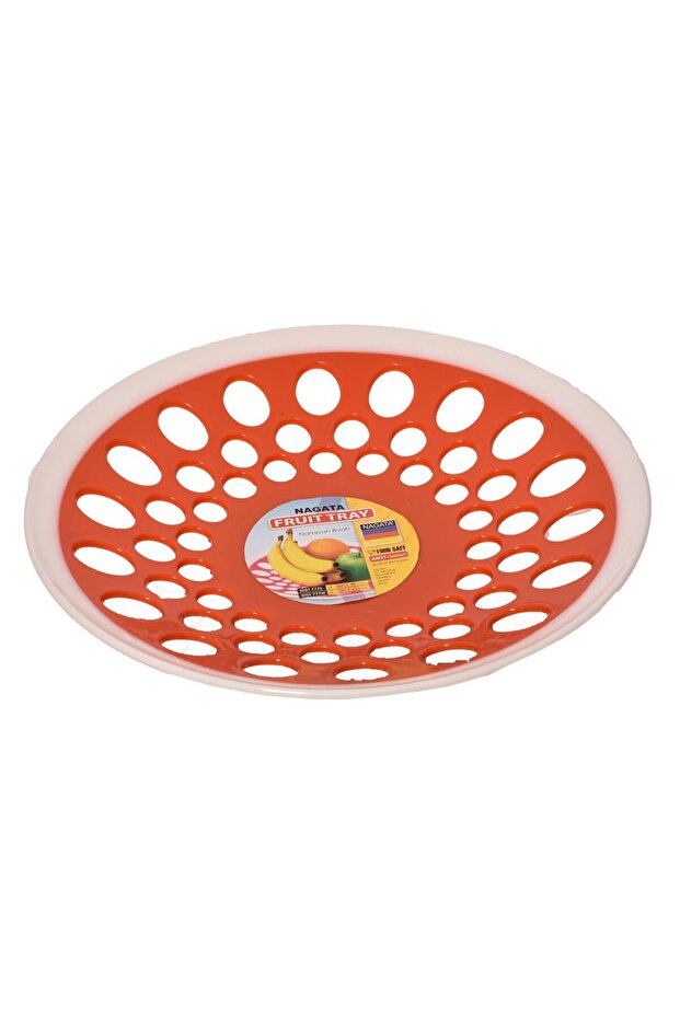 سلة فواكه بلاستيكية متعددة الاستخدام 30 سم - 2