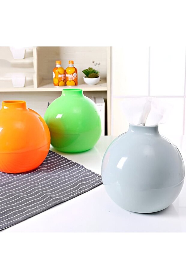 Multi-colored plastic kitchen towel roll holder - 3
