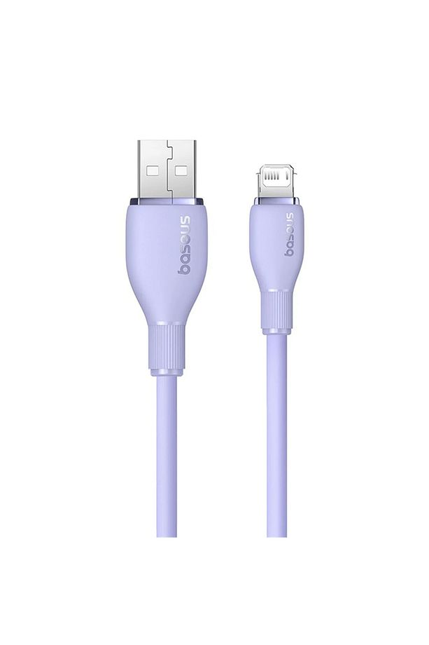 Pudding Hızlı Şarj Özellikli Usb To Lightning 2.4 A. Kablo 1.2m Mor - 2