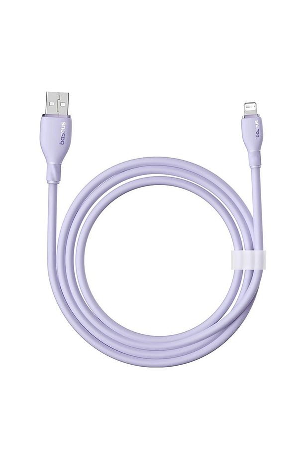 Pudding Hızlı Şarj Özellikli Usb To Lightning 2.4 A. Kablo 1.2m Mor - 3