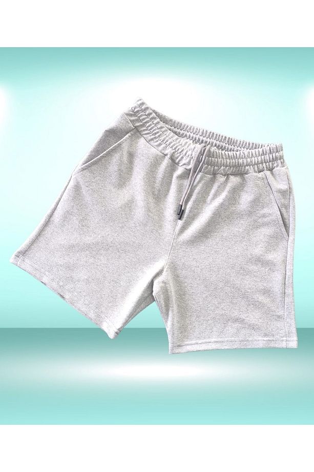 3'lü Set Rahat Kalıp Unisex Penye Spor Şort - 5