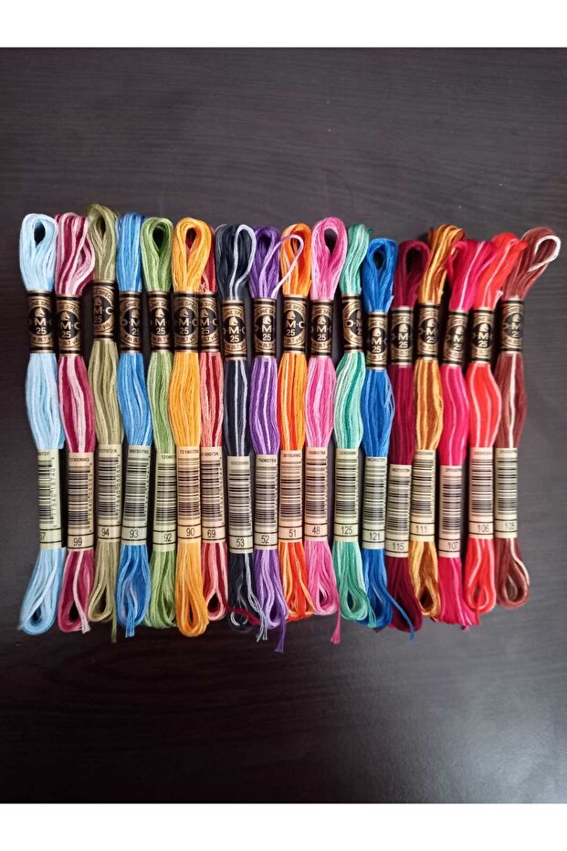 Muline 18'li Iplik Seti - Ebruli - Kutu Hediyeli - 1