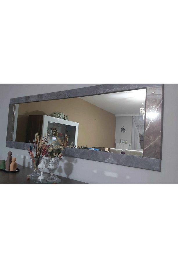 Mutfak Tezgah Üstü Gri Mermer Desen Kendinden Yapışkanlı Folyo Kaplama 70cm X 100cm - 6