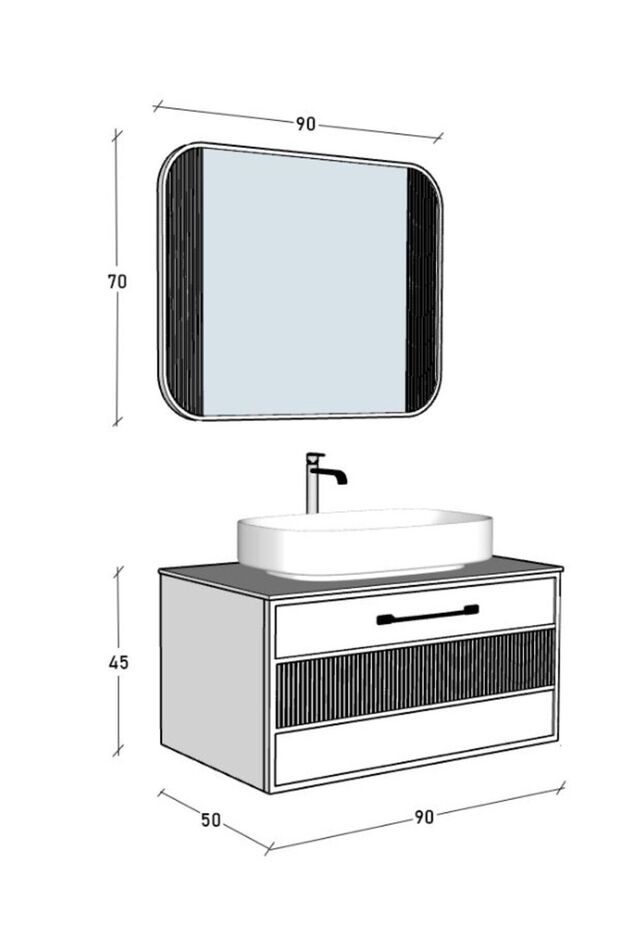 MANDALİN BANYO DOLABI - 3