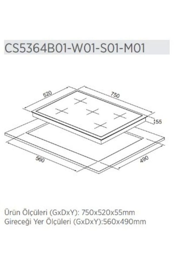 Ankastre Ocak Cs5364w01 - 2