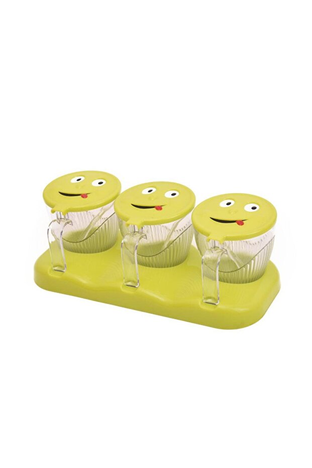 Spice jars with storage shelf - 3