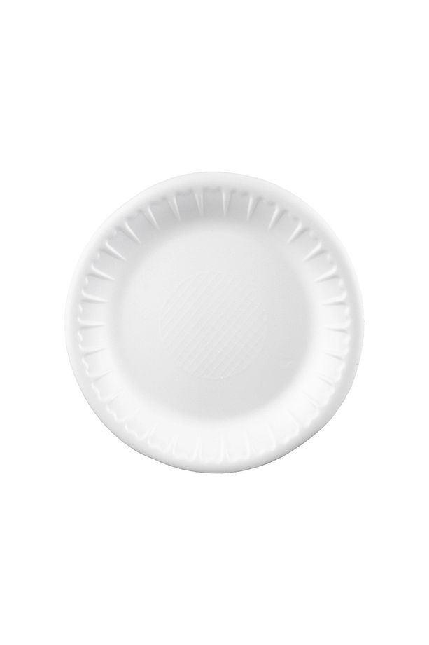 Köpük Tabak Yuvarlak Orta Boy 25 Adet Çap:20cm - 2