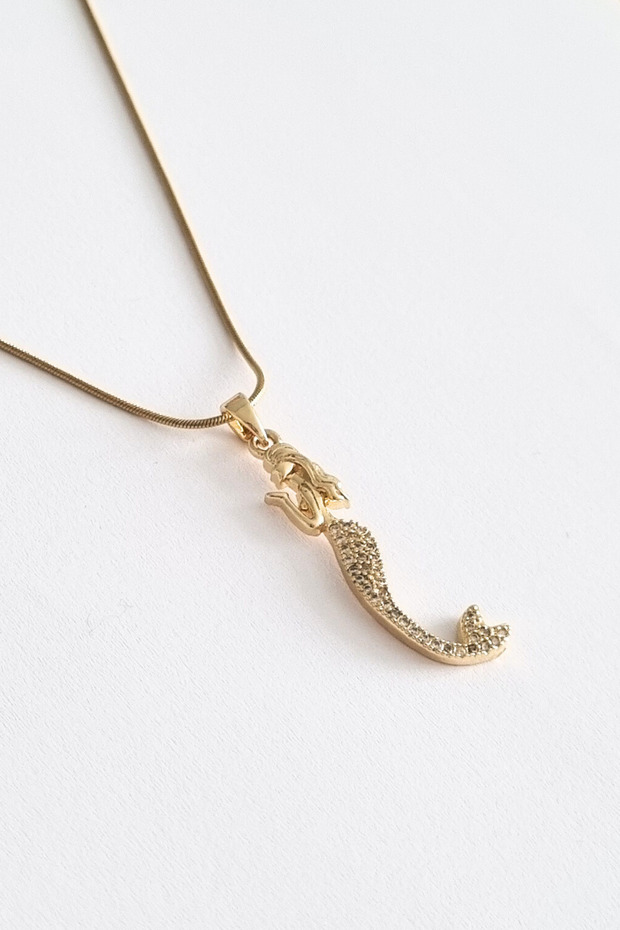 Gold Mermaid Necklace