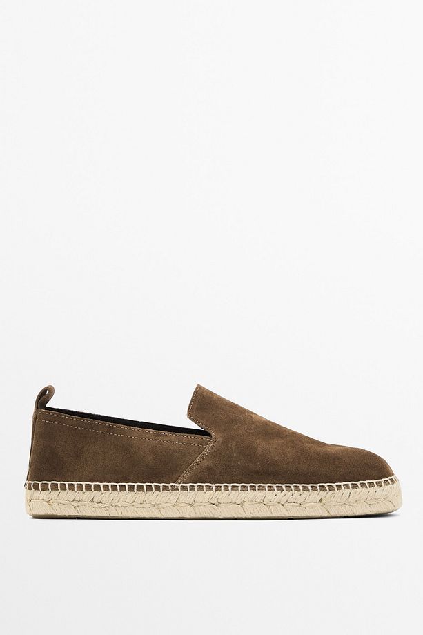 Kalın süet espadril - 1