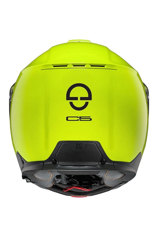 C5 Fluo Yellow Çene Açılır Kask - 2