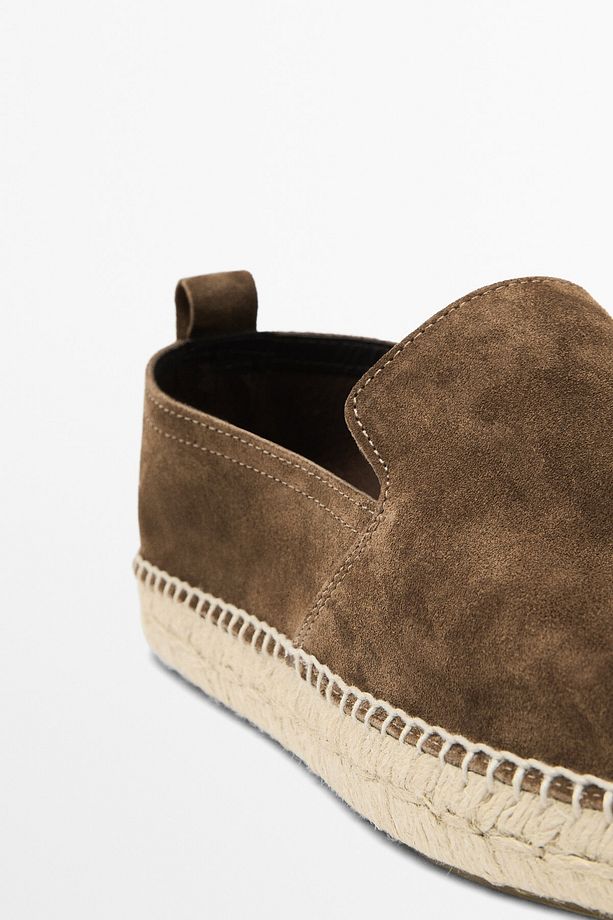 Kalın süet espadril - 6