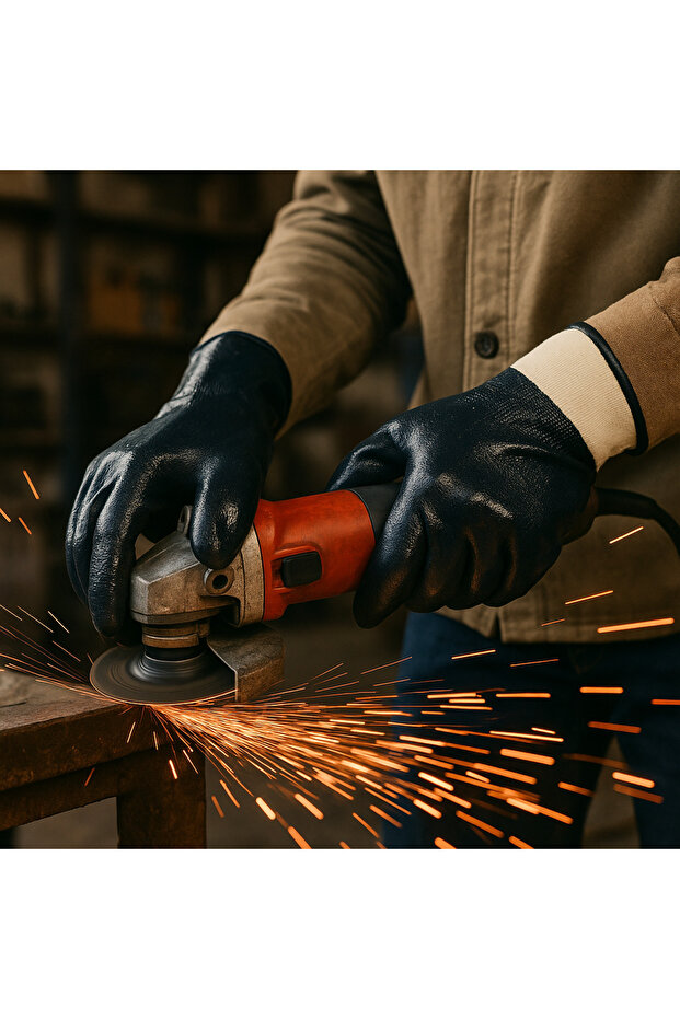 E-370 Nitril Petrolcü Tip İş Eldiveni - 3