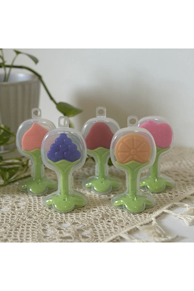 عضاضة الفواكة مع حافظة شكل برتقال - 2