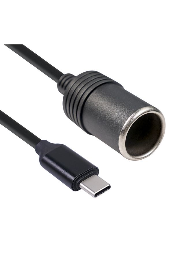 5V USB 12V 30 cm Çakmak Soketi Çakmak Adaptörü Dönüştürücü Tip C Erkek Kadın Araç Elektroniği - 3