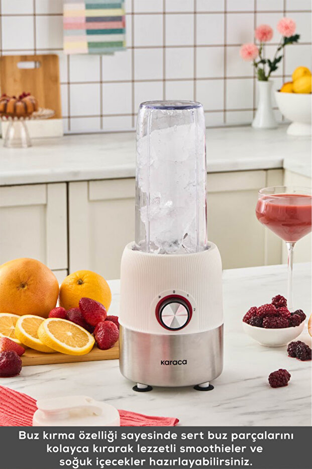 Blend & Rush Inox Personal Kişisel Smoothie Blender White - 6