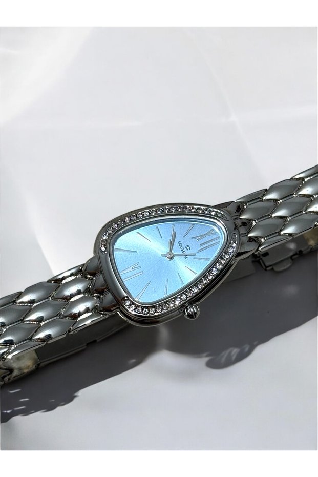 Trend Model Vintage Design Steel Women's Watch - Lady's Watch - Bulgari Model