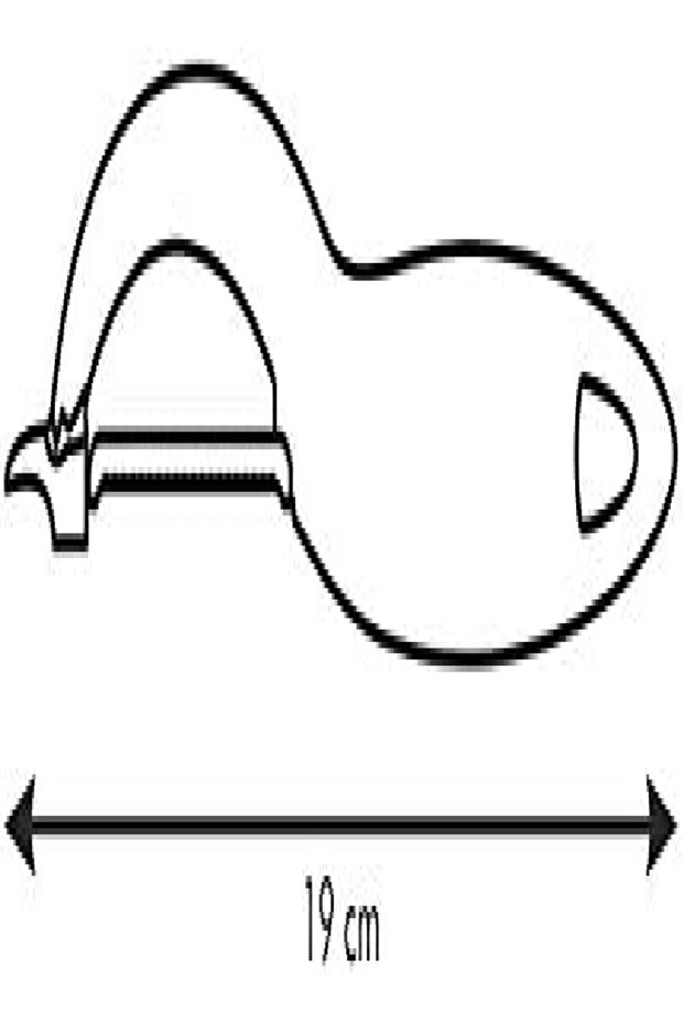 مقشرة بريستو بشفرة مسننة - متعددة الألوان، حادة ومريحة - 2