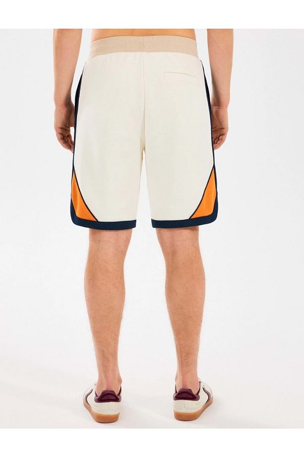 M Diagonal Lw Fleece Sweat Short S2510040 Erkek Şort Bej - 5