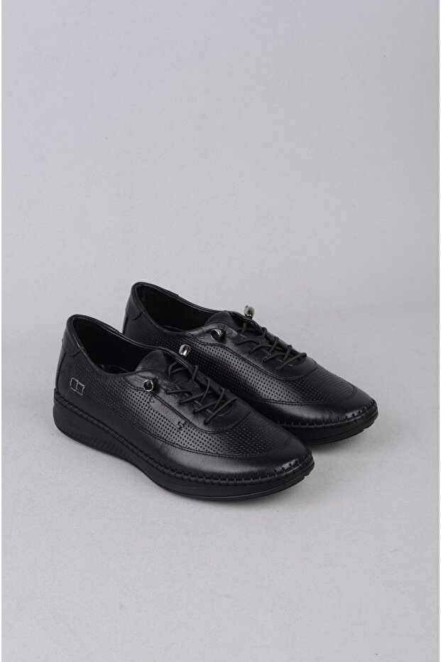 Select 9550 genuine leather anatomical women's shoe black