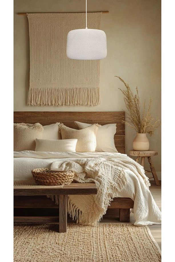 Hydra Beyaz Mesh Yüzey Avize, Pinterest Tarzı Tekli Sarkıt Avize (BİOPLASTİK) E27 - 3