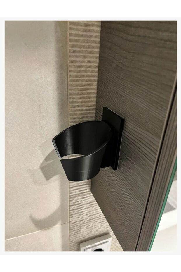 Universal Saç Kurutma Makinesi Duvar Standı – 3d Baskı Duvar Askı Aparatı - 2