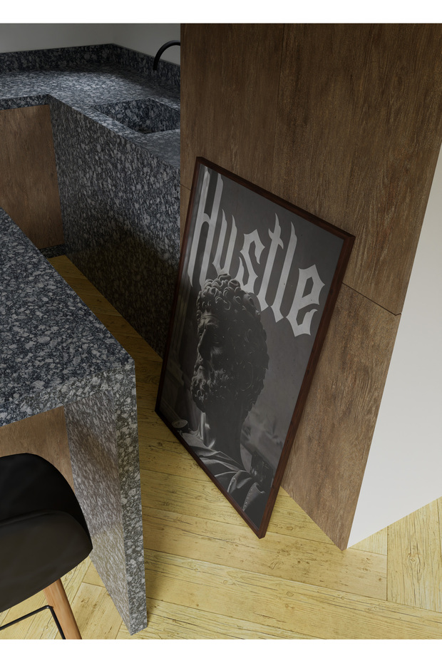 "Hustle" Poster Tablo - 4