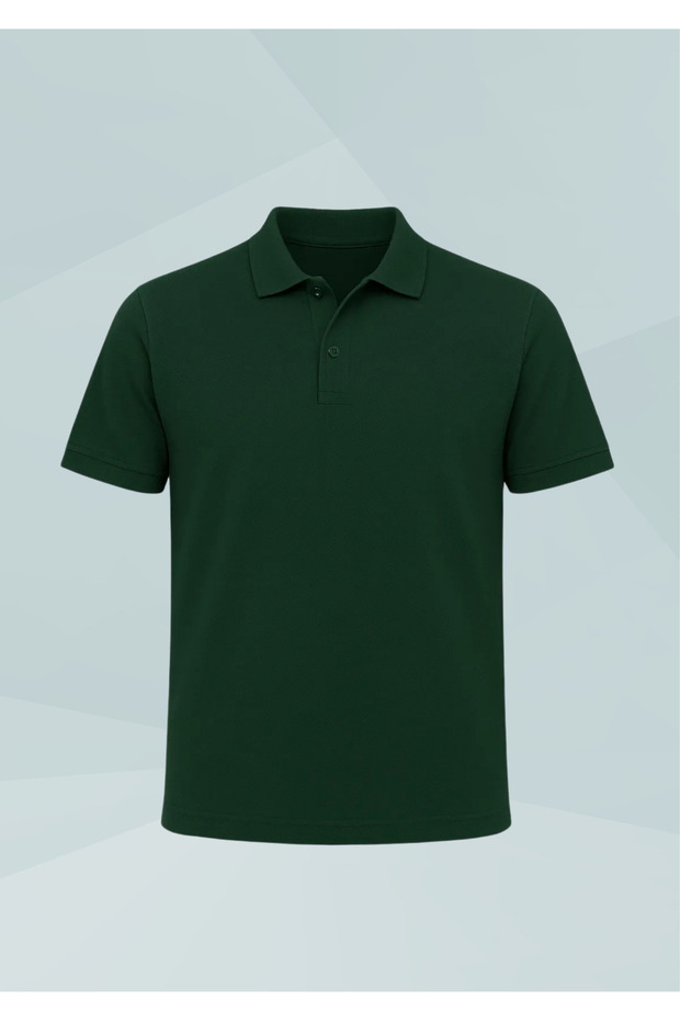 Men's 100% Cotton Polo Neck Regular T-Shirt Ol.01.Iv1.001