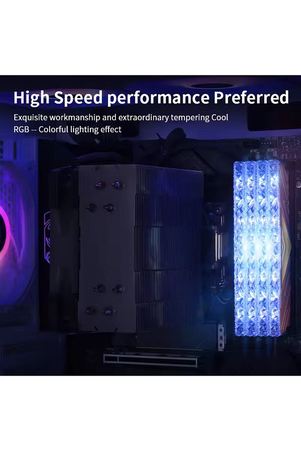 2X8 16GB DDR4 3200Mhz CL 18 RGB Beyaz Soğutuculu Ram. Kristal Kesim RGB XMP Bilgisayar Ram - 3