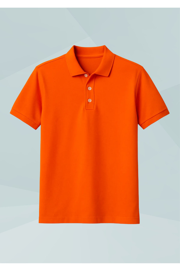Men's 100% Cotton Polo Neck Regular T-Shirt Ol.01.Iv1.001