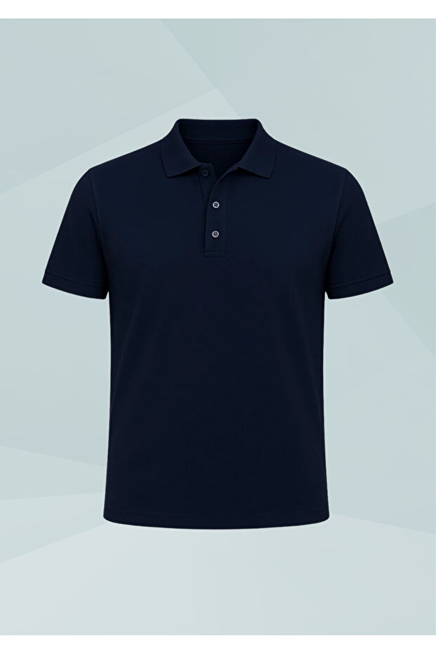Men's 100% Cotton Polo Neck Regular T-Shirt Ol.01.Iv1.001
