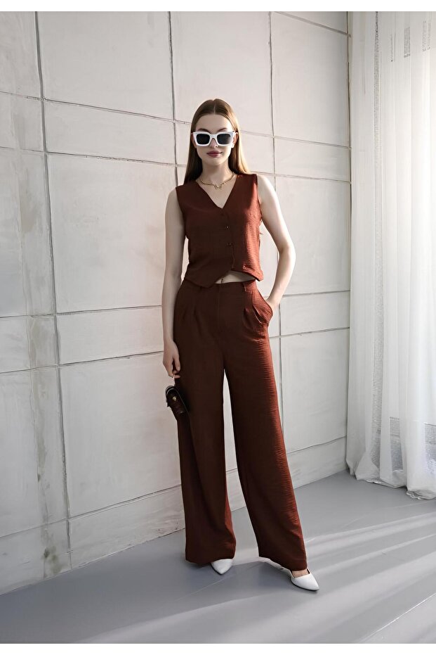 مجموعة سراويل Fiabafashion Vest