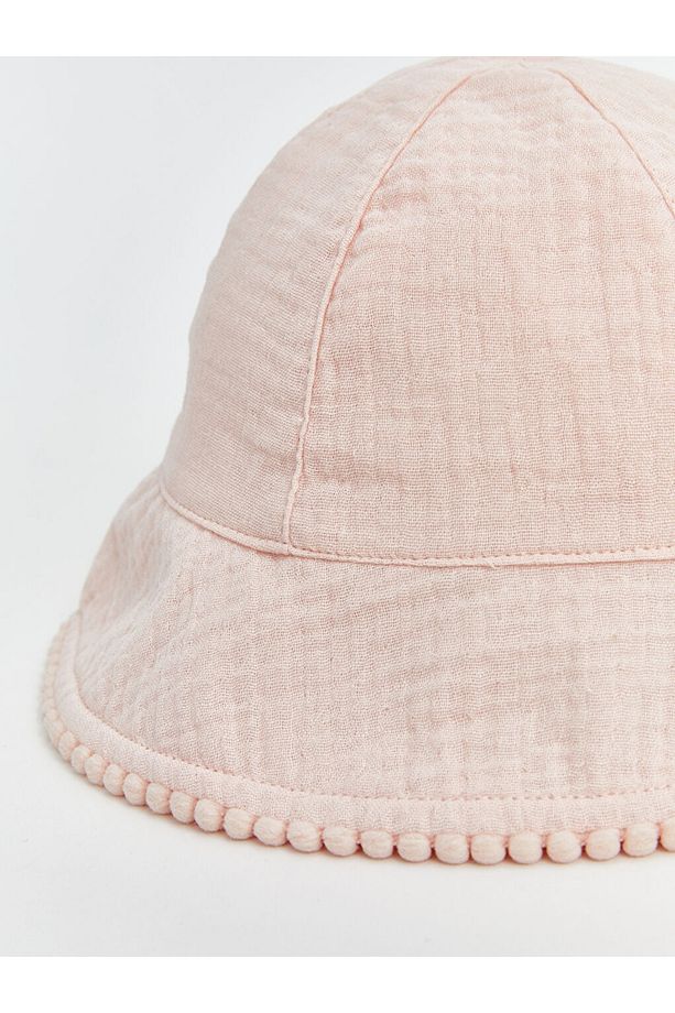 LCW baby Kız Bebek Bucket Şapka - 4