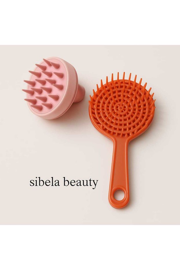 Set of 2 Hair Care Brush 3D Comb and Hair Massage Comb