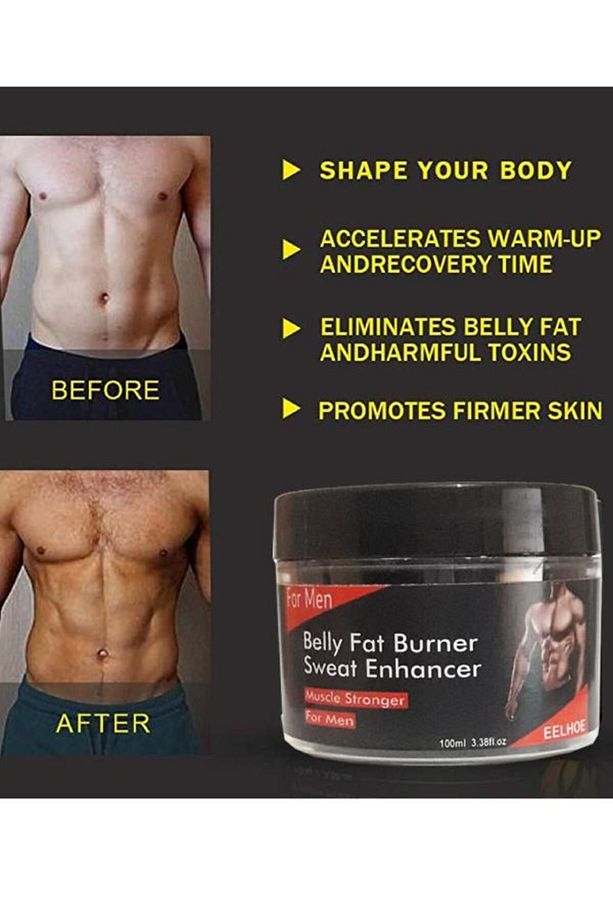 Belly Fat Burner Erkeklere Fazla Ya.ğları Yakı.cı Za.yıflama Kas Yap.ıcı Krem 100 ml X 2 Adet - 2