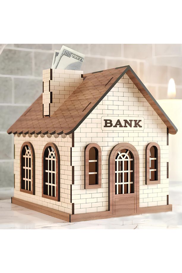 Klitli Ahşap Tip Box Bahşiş Kutusu Ve Kumbara Sandık Tipi Tipbox Hediyelik Tipbox Kumbara Seç - 5