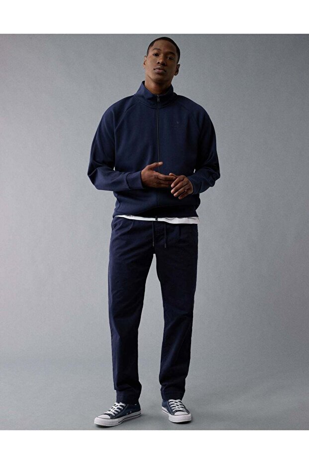 بنطلون AE Flex سهل الارتداء مطوي - 1