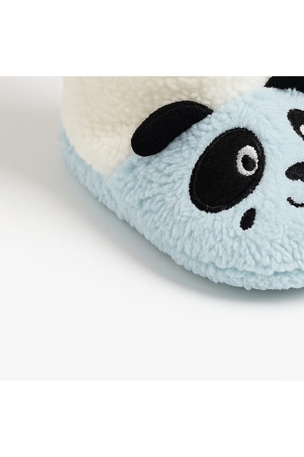 Bebek Kışlık Nakışlı Tabanlı Panduf - 3
