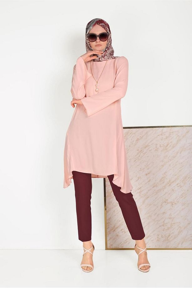 YANLARI PİLİSELİ TUNİK 40443 - 2