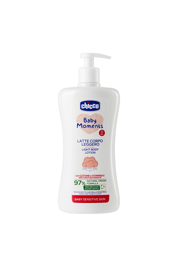 Baby Moments Light Body Lotion for Baby Sensitive Skin 0m+ 500ml