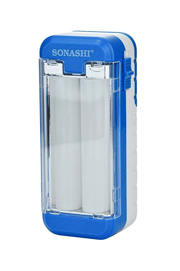 مصباح طوارئ قابل لإعادة الشحن مع مقبس تيار مستمر - 1