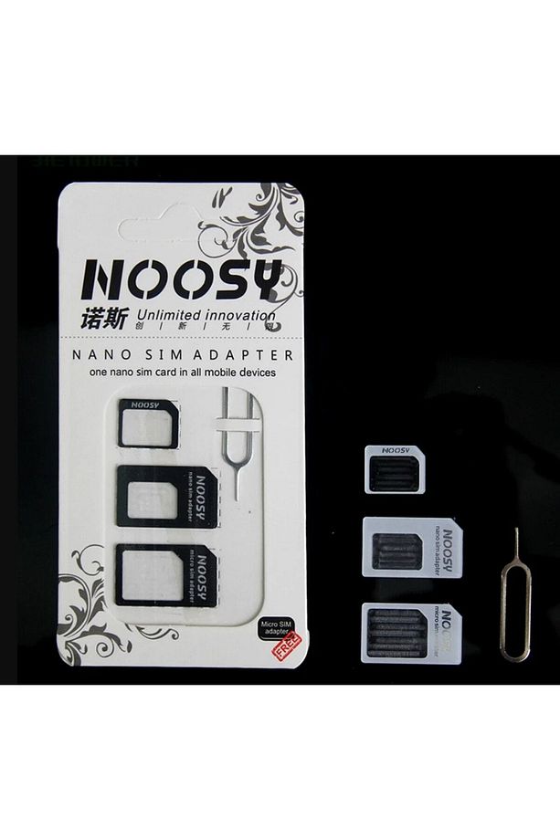 Nano Ve Micro Sim Kart Adaptörü Siyah Ve Renkli - 2